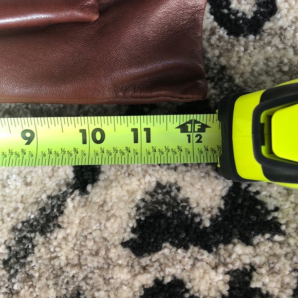 Phillip Lim cognac Lynus Portfolio bag with fur - Picture 7 of 8